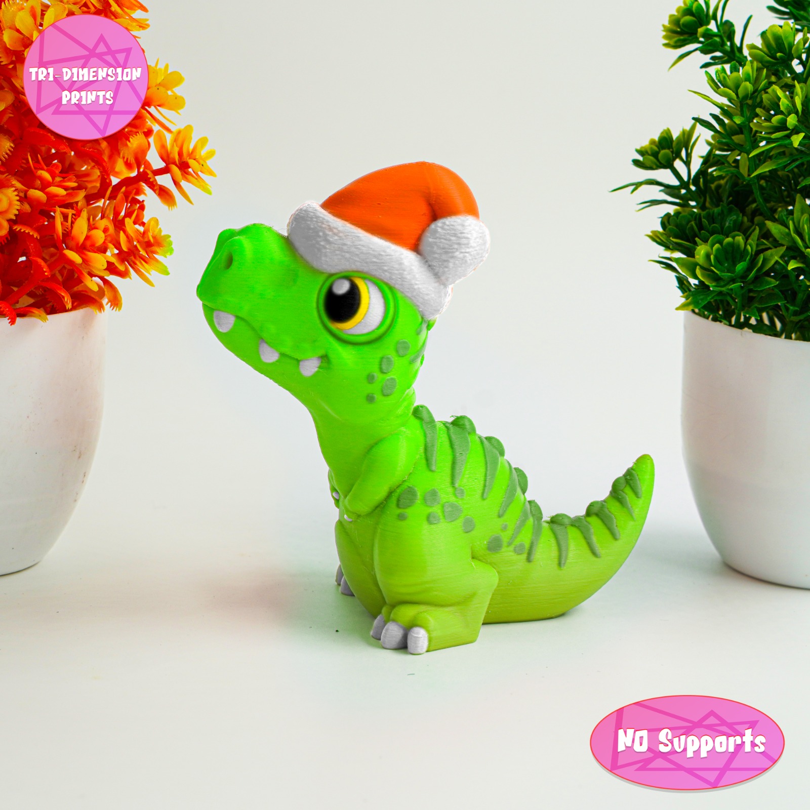 Christmas Dino (No Supports)